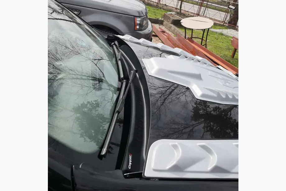 Renault Duster 2008-2017 рр. Накладка на жабо (ABS) Image