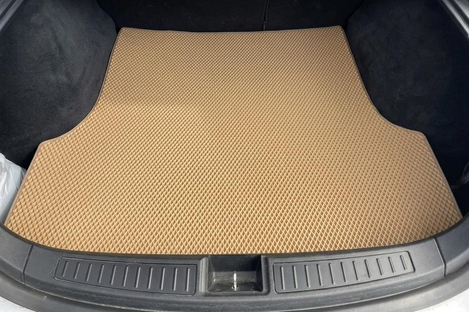 Tesla Model S 2012- рр. Килимок багажника задній EVA (2012-2021, Бежевий) Фото 1