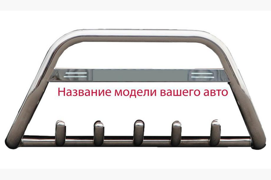 Mitsubishi Pajero Wagon III 1999-2006 рр. Кенгурятник WT004 (нерж) Image