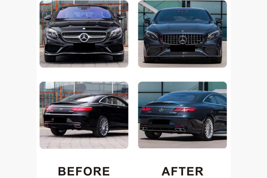 Mercedes S-class C217 Coupe 2014-2020 рр. Комплект обвісів S65 AMG Image