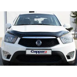 Дефлектор капота (2013-2018, EuroCap) SsangYong Action 2005-2018 рр. фото 3
