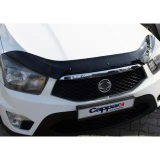 Дефлектор капота (2013-2018, EuroCap) SsangYong Action 2005-2018 рр. фото 1