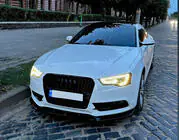 Audi A5 2007-2015 рр. Передня лип накладка Lip (для Base, 2011-2015, під фарбування) фото 2