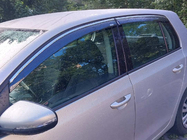 Volkswagen Golf 6 2008-2014 рр. Вітровики з хромованим молдингом Niken (HB, 4 шт) фото 2