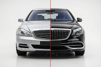Mercedes S-class W221 2005-2013 рр. Комплект рестайлінгу в X222 Maybach S600 фото 1