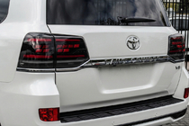 Toyota Land Cruiser 200 2007-2021 рр. Задні ліхтарі 2016-2021 (Sequential Red Plus) фото 1
