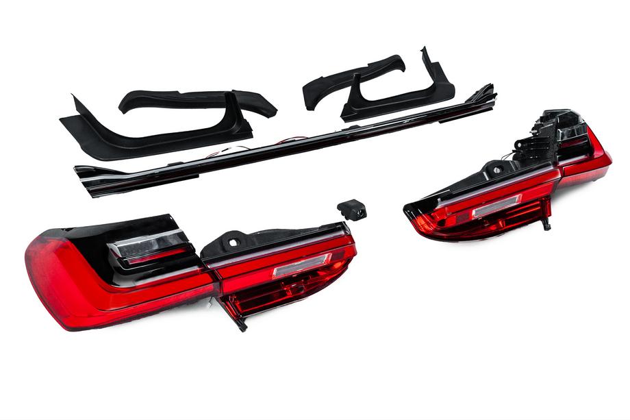 BMW 7 серія F01/F02 2008-2015 рр. Комплект рестайлінгу в G12 M760 (з заміною кришки багажника і задніх крил) Фото 64