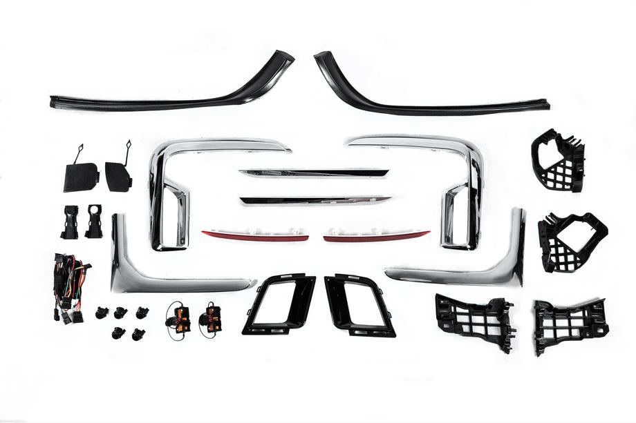 BMW 7 серія F01/F02 2008-2015 рр. Комплект рестайлінгу в G12 M760 (з заміною кришки багажника і задніх крил) Фото 82