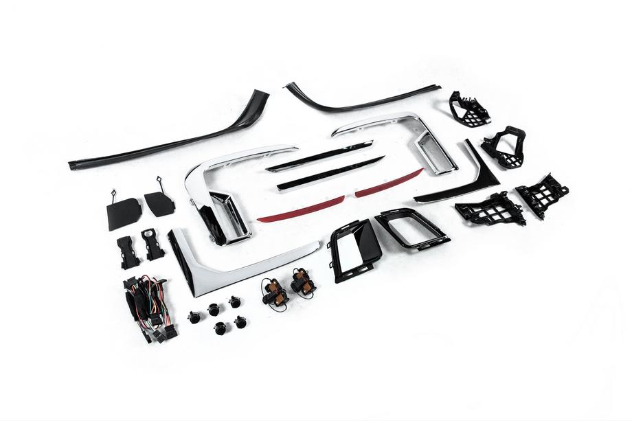 BMW 7 серія F01/F02 2008-2015 рр. Комплект рестайлінгу в G12 M760 (з заміною кришки багажника і задніх крил) Фото 84
