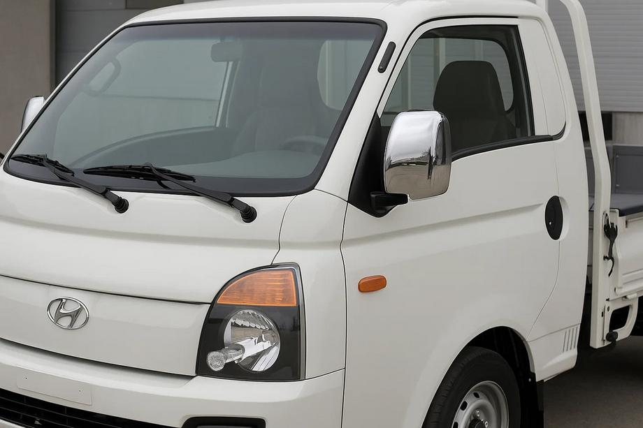 Hyundai Porter 2004- рр. Накладки на дзеркала (2 шт, пласт.) Image