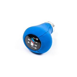 Ручка КПП ОЕМ (кожзам, синя гладка) фото 3