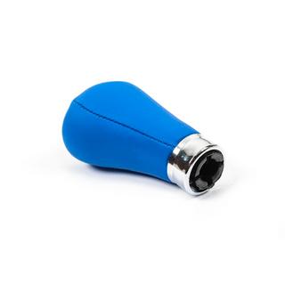 Ручка КПП ОЕМ (кожзам, синя гладка) фото 4