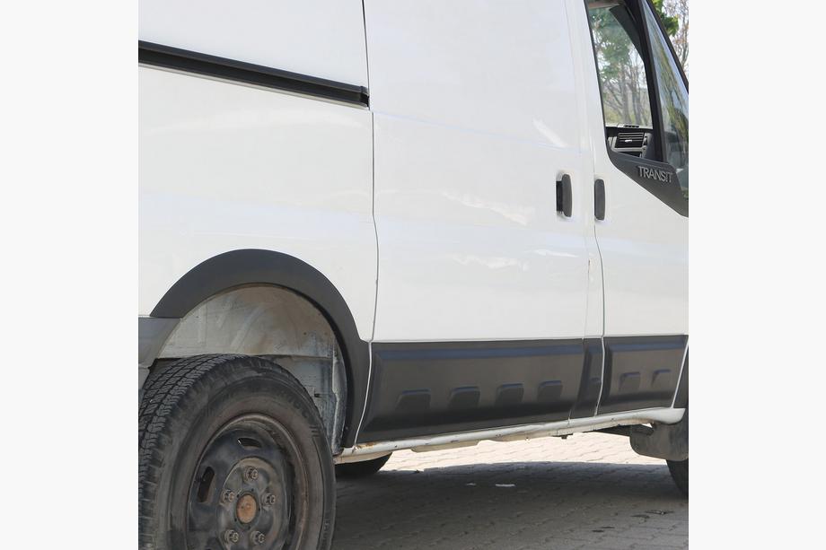 Ford Transit 2000-2014 рр. Накладки на арки EuroCap 2006-2013 (6 шт, ABS, коротка база) Фото 4