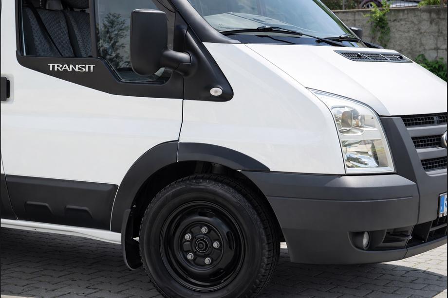 Ford Transit 2000-2014 рр. Накладки на арки EuroCap 2006-2013 (6 шт, ABS, коротка база) Фото 2