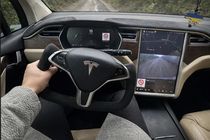 Tesla Model X 2015- рр. Кермо штурвал (Алькантара, з підігрівом) фото 1