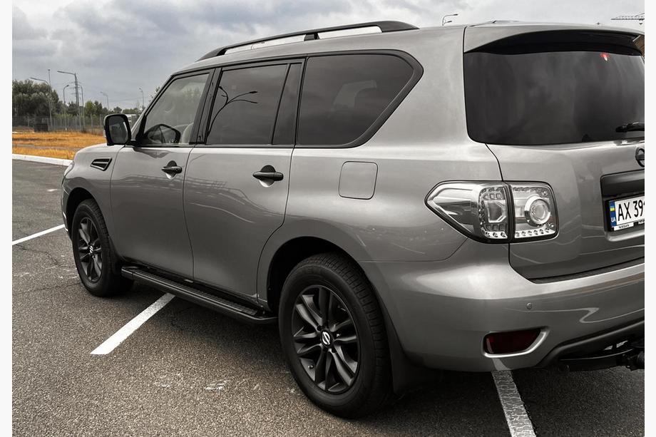 Nissan Armada 2016-2024 рр. Бокові пороги New Vision Grey (2 шт., алюміній) Фото 6