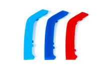 BMW 3 серія F30/F31 2012-2019 рр. Накладки на решітку для 8-полосової (3 шт) фото 2