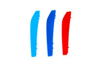 BMW 5 серія G30/G31 2017-2023 рр. Накладки на решітку (2017-2020, 3 шт) фото 2