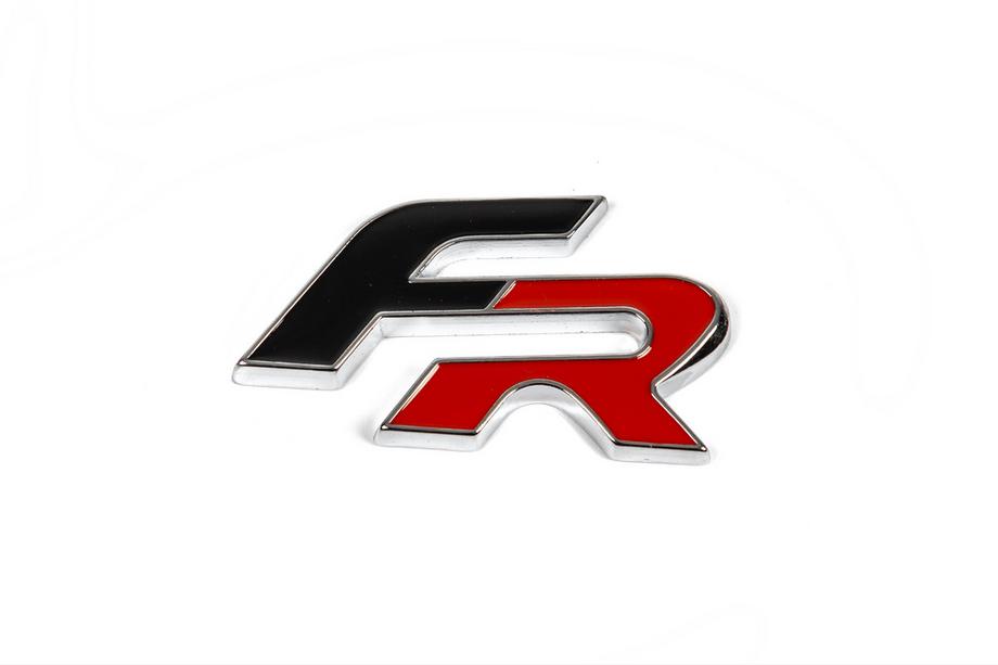 Seat Металевий шильдик на багажник FR Image