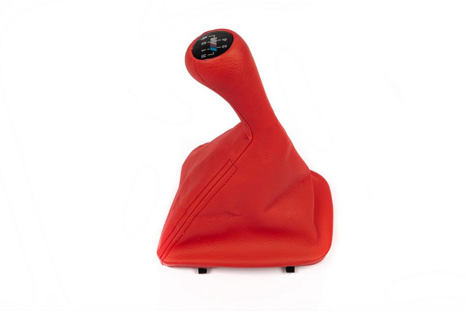 BMW 3 серія E46 1998-2006 рр. Чохол КПП + ручка OEM (червона) Image