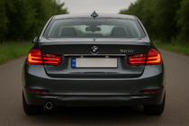 BMW 3 серія F30/F31 2012-2019 рр. Планка над номером (нерж) фото 1