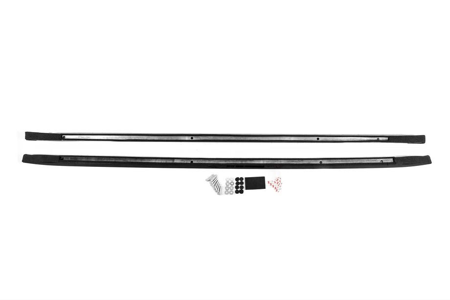Lexus LX570/450d 2008-2022 рр. Рейлінги Чорні 2008-2015рр. (дизайн 2018, 2 шт) Фото 5