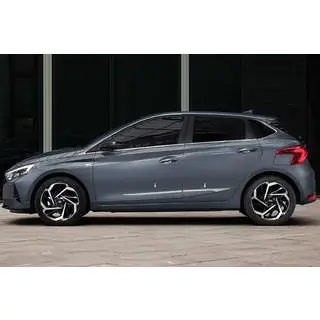 Молдинг дверний OmsaLine (4 шт, нерж) Hyundai I-20 2020- рр. фото 1