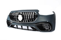 Mercedes S-сlass W223 2020- рр. Комплект обвісів AMG S63 з боковими порогами фото 4