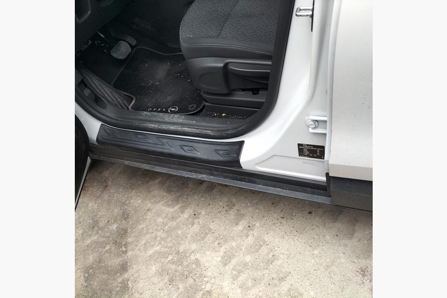 Opel Crossland X 2017-2024 рр. Накладки на дверні пороги EuroCap (4 шт, ABS) Image