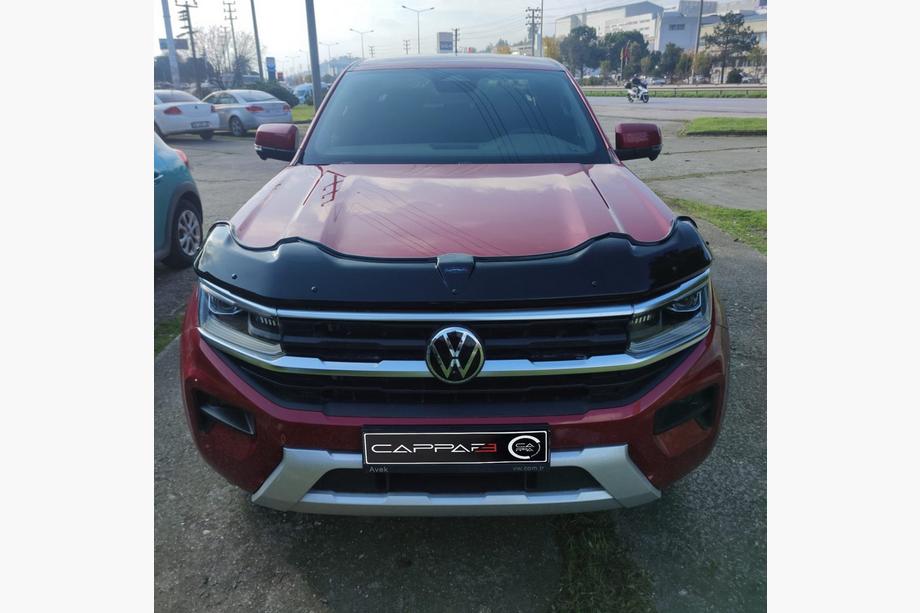 Volkswagen Amarok 2022- рр. Дефлектор капота (EuroCap Dragon) Фото 1