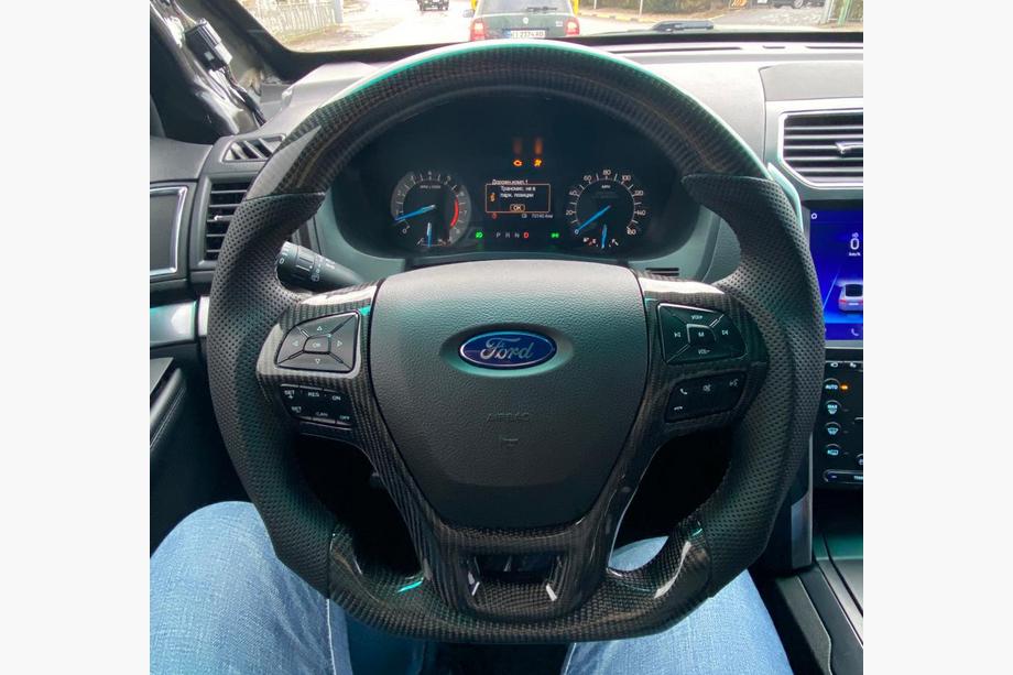 Ford Explorer 2019- рр. Кермо у зборі анатомічний (карбон) Image