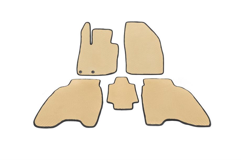 Honda Civic HB 2006-2012 рр. Килимки EVA (Бежевий) Фото 1