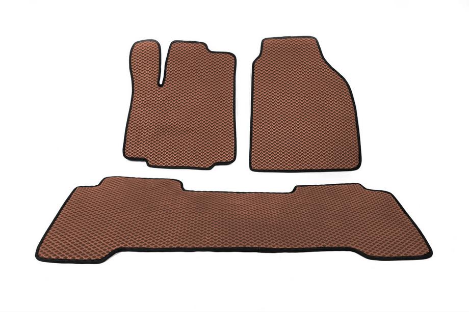 Honda Pilot 2002-2008 рр. Килимки EVA (Коричневий) Image