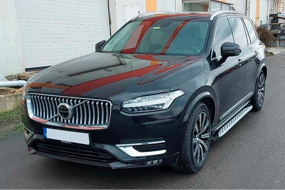 Volvo XC90 2015- рр. Бокові пороги Shining (2 шт., Алюміній) Фото 9
