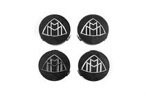 Ковпачки на диски 70/75 мм з кільцем (4 шт, Maybach) фото 2