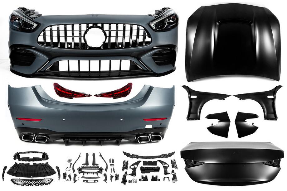 Mercedes C-class W205 2014-2021 рр. Комплект рестайлінгу в W206 AMG Фото 1