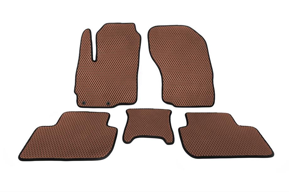 Mitsubishi Outlander 2012-2021 рр. Килимки EVA (Коричневий) Image