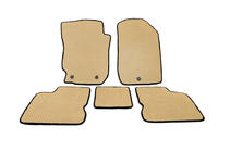 Nissan Almera G11/G15 2012- рр. Килимки EVA (Бежевий) фото 1