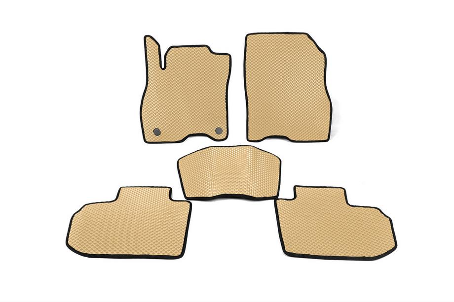 Nissan Leaf 2010-2017 рр. Килимки EVA (Бежевий) Image