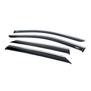 Вітровики з хромованим молдингом (4 шт, Niken) фото 2