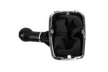 Volkswagen Golf 4 1997-2006 рр. Ручка та чохол КПП (5 ступка, хром рамка) фото 5