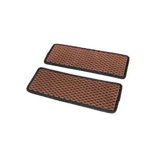 Килимки на пороги (2 шт, EVA, Коричневий) Nissan NV400 2010-2024 рр. фото 2