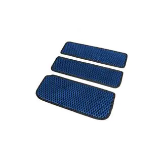 Килимки на пороги (3 шт, EVA, Синій) Nissan Primastar 2002-2014 рр. фото 2