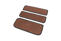 Renault Trafic 2001-2015 рр. Килимки на пороги (3 шт, EVA, Коричневий) фото 2