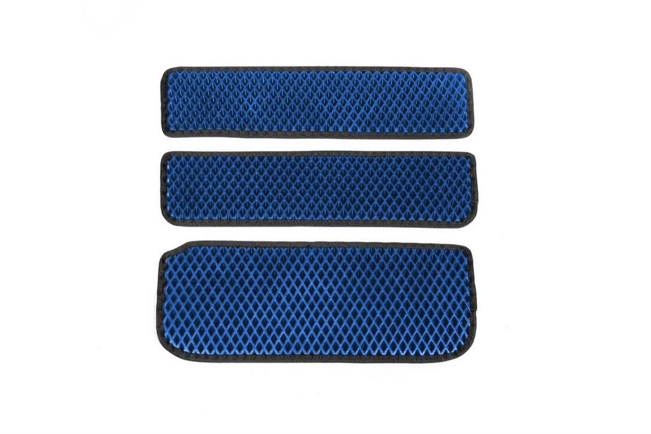 Renault Trafic 2001-2015 рр. Килимки на пороги (3 шт, EVA, Синій) Image