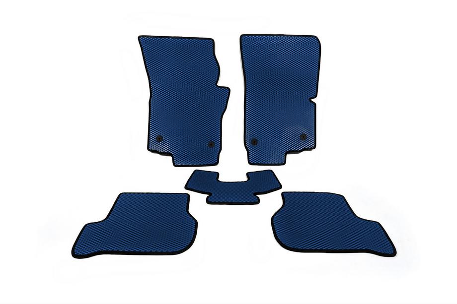 Seat Leon 2005-2012 рр. Килимки EVA (Синій) Image
