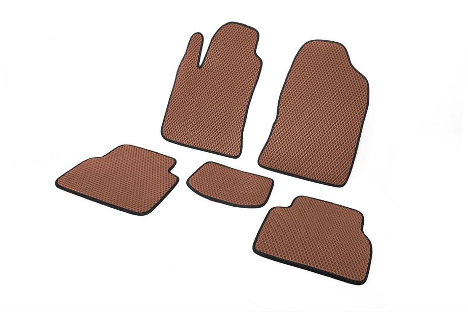 Toyota Avensis 2003-2009 рр. Килимки EVA (Коричневий) Фото 2