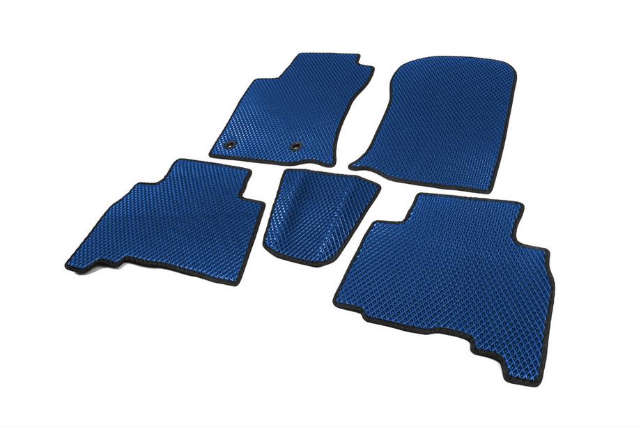Toyota Land Cruiser Prado 150 2009-2023 рр. Килимки EVA (Сині) 5 місцевий, 2010-2013 Фото 2