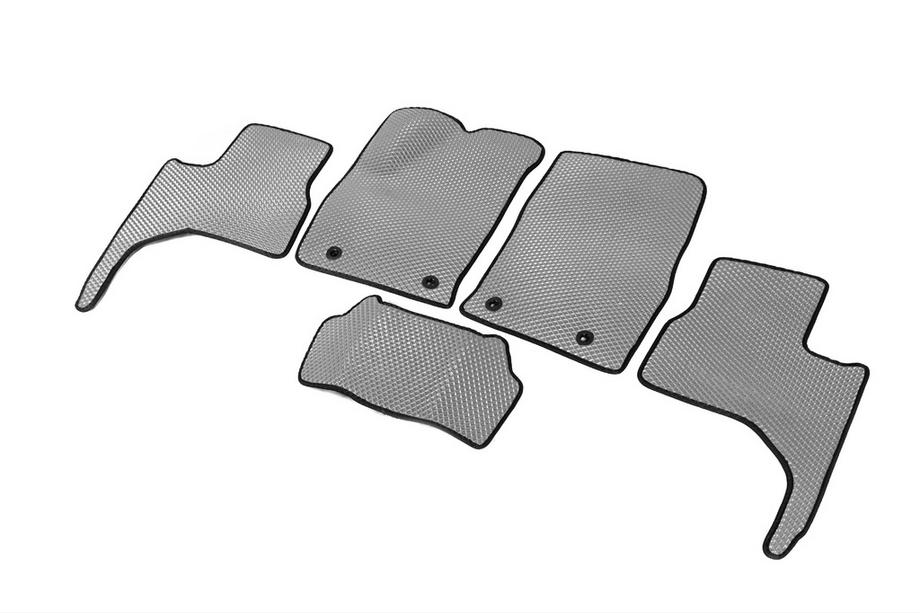 Toyota Land Cruiser 300 2021- рр. Килимки EVA (Сірий) Фото 2