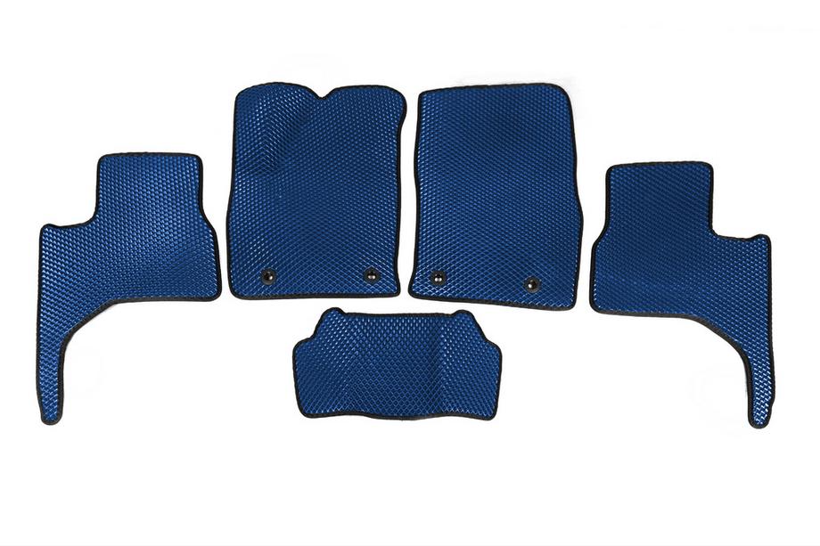 Toyota Land Cruiser 300 2021- рр. Килимки EVA (Синій) Image